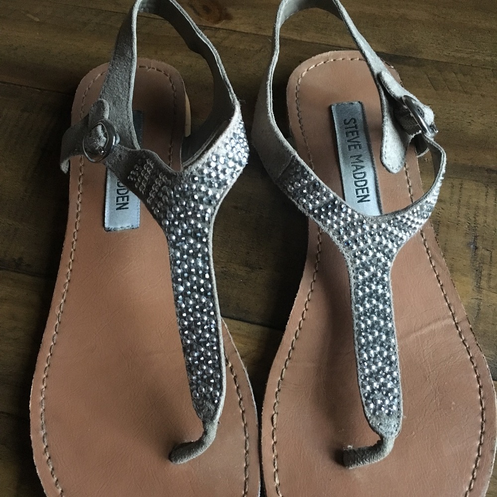 Steve Madden jeweled Sandals